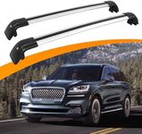 Snailfly Fit for Lincoln Aviator 2019-2025 Silver Lockable Roof Rack Cross Bars Crossbars