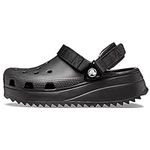 Crocs Unisex Classic Hiker Clog, Black, 4 UK Men 5 UK Women