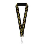 Buckle-Down Lanyard - Pontiac FIREBIRD/Logo Black/Grays/Golds