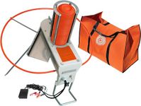 Do All Outdoors Firefly Clay Pigeon Thrower with 10' Foot Pedal and Carry Bag, Holds 30 Clays