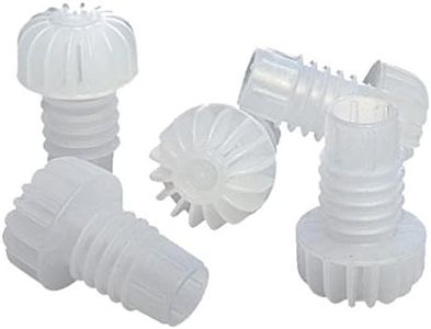 Tappi in PLASTICA per Spumante Vino Confezione pz.100 Tappo A Fungo ALETTATO