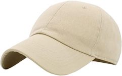 KBETHOS Classic Polo Style Baseball Cap All Cotton Made Adjustable Fits Men Women Low Profile Black Hat Unconstructed Dad, Womens Mens, $C KBLOWSTN, Ivory Stone, Adjustable