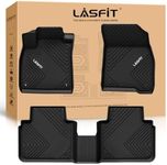 LASFIT Floor Mats for Honda Accord Sedan 2023-2025 (Include Hybrid Models), All Weather TPE Car Liners,1st and 2nd Row, Black