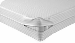 Goldstar Anti Bug Bed Premium ZIPPED Mattress Cover Double Bed 138 x 190 + 30cm Total Encasement Protector Full Zip White