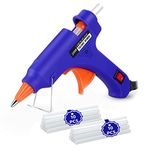 Hot Glue Gun Kit Mini: Mini Hot Glue Guns Kit with 20 Sticks Melt Glue Gun Craft for Kids School DIY Arts Home Quick Repairs