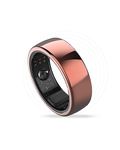 aaboRing, Health & Fitness Tracker Smart Ring, Advance Sleep Monitoring, Stress & Activity Tracking, Titanium, IP68 Waterproof (US Size No 8, Wireless - Radiant Rose Gold)