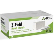 Multifold Z Fold 2 Ply Luxury White Paper Hand Interfold Towel Case of 3200