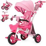 JMMD 8 in 1 Tricycle Stroller with 