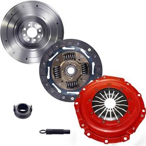 Clutch Kit with Solid Flywheel STAGE 2 compatible with Cooper S coupe convertible Base Chili Hot 2002-2006 1.6L GAS SOHC Supercharged 6 Speed (03-050RRSMF)