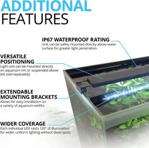 Fluval Plant 3.0 LED Aquarium Light, 38-61cm – Adjustable Spectrum