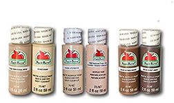 Dark Flesh Tone Acrylic Paint Set