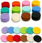 Maromalife 48 PCS Refill Pads 0.87 Inch Felt Pads Highly Absorbent Pads for Diffuser Necklace Diffuser Bracelet Car Diffuser Vent Clip