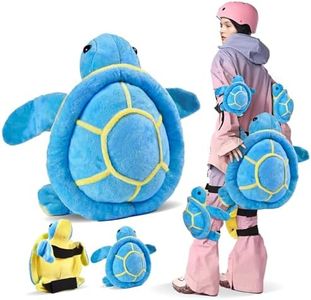 3 Pcs Large Ski/Snowboard Butt Pads Set, Snowboard Turtle Hip Knee Protection, Snowboarding Turtle Cushion Protective Gear for Skiing Skating Snowboarding Winter Outdoor Protection