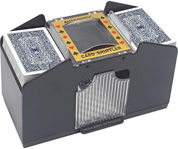 TAAVOP Card Shuffler 2-4 Deck Automatic, Battery-Operated Electric Card Shuffler Machine for UNO/Poker/Playing Card