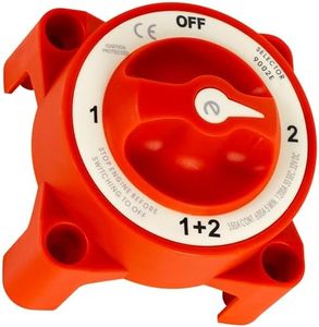 BlueStars 9002E e-Series Battery Switch, 350A Continuous 12V–32V, 4-Position Combiner and Selector for Boats, Ships, Yachts
