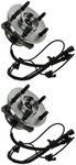 Supagat Wheel Hub & Bearing Assembly Front Passenger Side Right 2 Sets for Jeep for Liberty 2002-2007