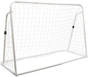 Champion Sports SG3IN1 3-in-1 Trainer Soccer Goal Set, White