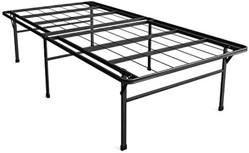 Zinus 18 Inch Premium SmartBase Mattress Foundation / 4 Extra Inches high for Under-bed Storage / Platform Bed Frame / Box Spring Replacement / Strong / Sturdy / Quiet Noise-Free, Twin XL