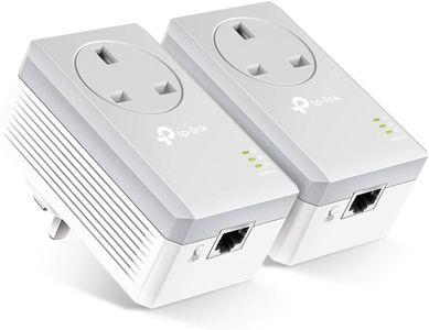 TP-Link AV600 Powerline Adapter Kit – Passthrough, Ethernet, UK Plug