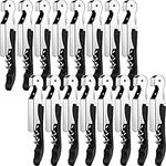 Honoson 16 Pieces Wine Keys Opener Black Travel Corkscrew Wine Opener Waiter Corkscrew Wine Opener Beer Bottle Opener Bartender Key Wine Opener for Home Office Kitchen Restaurant Bar Applications