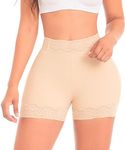 M&D 0321 Women Butt Lifter Shapewear Skimmies | Fajas Shorts Colombianas Beige