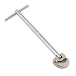 Gunpla Adjustable Basin Wrench 13-25mm Sink Faucet Remover, Professional Heavy Duty Plumbers Basins Spanner Wrenches for Fixing Union and Back Nuts