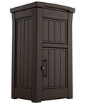 Keter Package Delivery Box for Porch with Lockable Secure Storage Compartment, Brown