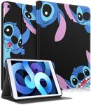 Besoar for iPad 9/for iPad 8/for iPad 7 Generation Case - Cute Cartoon Character Pattern Girly Kawaii Smart Covers for Women Girls Kids Teens Cool Folio case for iPad 7th/8th/9th,Shidizai