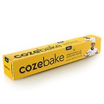 Coze Baking Paper 20 metres, Pack of 1, 100% Oven & Microwave Safe Upto 240°C, No Added Wax or Coating, 100% Food Safe, FDA Approved, Butter Paper Roll, Parchment Paper for Baking Cake (Off-White)