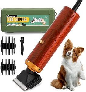CGOLDENWALL Cortapelo para Mascotas 55W - Bajo Ruido y Vibración - Clippers para Animal Profesional con Cable de 3m, Ideal para Mascotas de Todo Tipo de Pelaje, Con 2 Peines (3/6mm, 9/12mm)