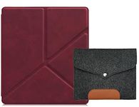 TPU Origami Case for Kindle Oasis 7 inch eReader [10th Gen 2019 Release and 9th Gen 2017 Release] - Anti-Fall Soft Shell Stand Protective Cover with Auto Sleep/Wake，2-Piece Set