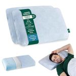 The White Willow Pillow for Neck Pain Relief-Pillow Set of 2-Memory Foam Pillow Cool Gel-Orthopedic Bed Pillow for Sleeping-Cervical Pillow for Neck & Shoulder Pain-Medium Firm Pillow-King Size-6" H