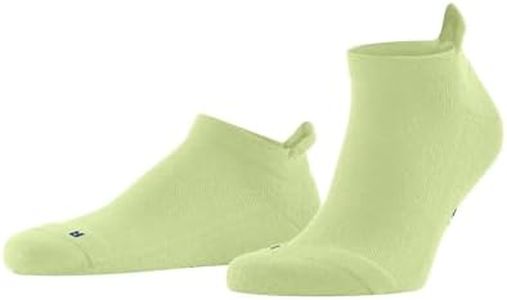 FALKE Unisex Cool Kick Sneaker Socks, Green (Lemon 7498), 6.5-8.5