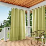 Exclusive Home Curtains Panel Pair, Polyester, Kiwi Green, 54x96