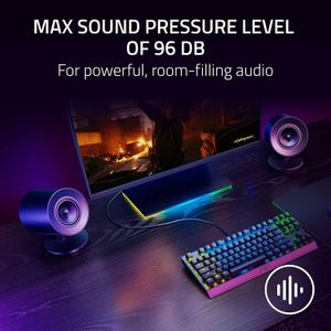 Razer Nommo V2 X Gaming Speakers – Powerful PC Desktop Audio