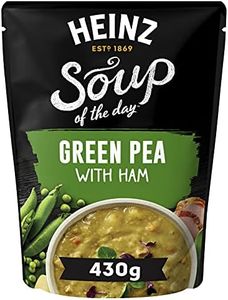 Heinz Green Pea and Ham Soup Soup of the Day Pouch Soup Ready to Eat Microwaveable Meal 430g