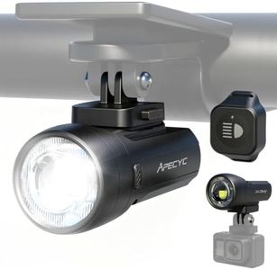 APECYC Bike Headlight, Rechargeable Smart Bike Lights with Wireless Remote