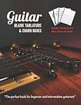 Guitar Blank Tablature & Chord Boxes: Includes introduction to music theory for guitar with explanations, diagrams, chord charts and TAB notation guide. 112 blank tablature manuscript pages ideal for beginner or intermediate acoustic & electric guitarists