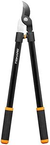 Fiskars Bypass tree pruner for fresh wood, Non-stick coating, Hardened Precision Steel, Length: 81 cm, Black, L11, 1027541