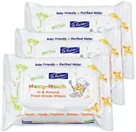 Messy-Mouth Pacifier and Bottle Wipes, Food Grade Teether Wipes for Sensitive Delicate Baby Skin