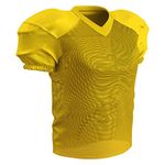 CHAMPRO Time Out Polyester Practice Football Jersey, Gold, Medium