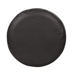 Explore Land 20-21.75 inch Spare Tire Cover Fit Jeep, Trailer, RV, SUV, Truck, Tough Vinyl Tire Wheel Soft Cover, Black (Fits Entire Wheel size 20-21.75 inch)