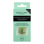 Nails.INC NailKale Base Coat, Protects Against Nail Breakage and Splitting, Long Lasting Gloss Finish with Non-Fade Technology, Cruelty Free, Vegan