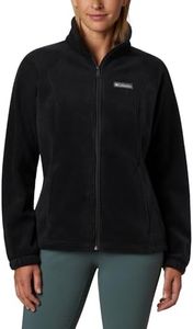 Columbia Women's Benton Springs Full Zip Fleece Jacket, Black, Large US