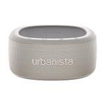 Urbanista Malibu Solar Bluetooth Speaker, 20W Wireless Portable Speaker, Up to 45H Playtime, IP67 Waterproof, Stereo Sound, Dual Pairing, Small Speakers for Travel, Outdoor & Indoor, Desert Grey