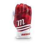 Marucci CRUX Adult Baseball Batting Glove, RED, Adult Small