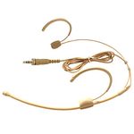 Microdot 4015 HEADSET Head Worn Microphone for Sennheiser Wireless 3.5mm Screw Locking Plug Omni-directional PRO Mic