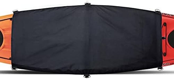 UCEDER Cockpit Cover UV60+ 420D Oxford with PVC Coating Seat Cover with 3 Elastic Rope to Adjustment. (Large(60x29 inch), 1 Pack)