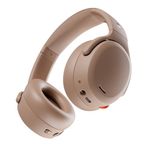Skullcandy Crusher ANC 2 Over-Ear Wireless Headphones | Active Noise Cancellation, Sensory Bass, Dual Pairing, 50H Battery, Rapid Charge, Alexa Built-in | Primer, Brown