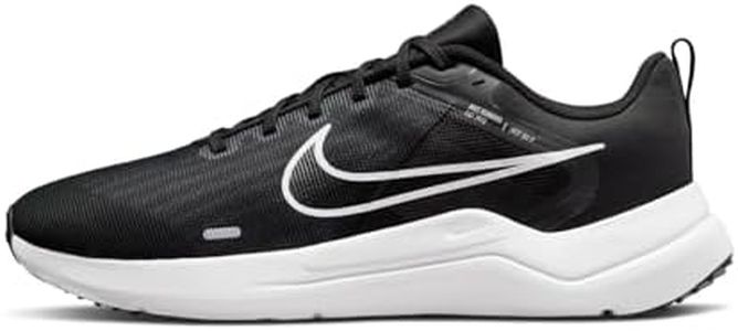 Nike Men's Downshifter 12 Running Shoes, Black/White-Dk Smoke Grey-Pure Platinum, US 6